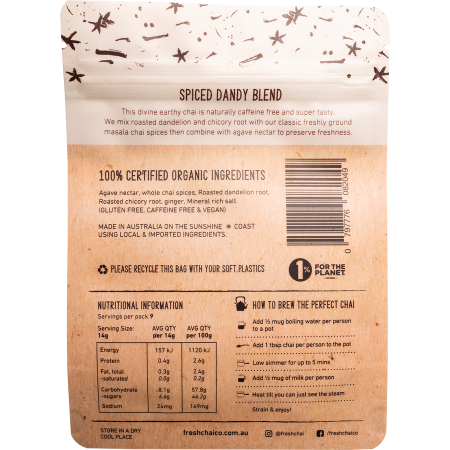 Spiced Dandy Blend Fresh Sticky Chai