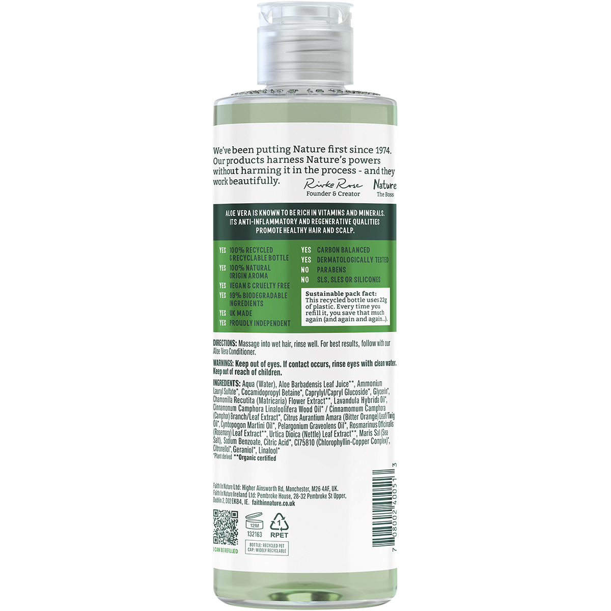 Shampoo Soothing Aloe Vera