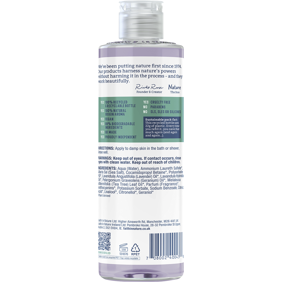 Body Wash Soothing Lavender & Geranium