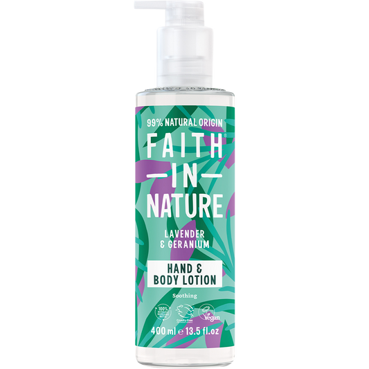 Hand & Body Lotion Soothing Lavender & Geranium