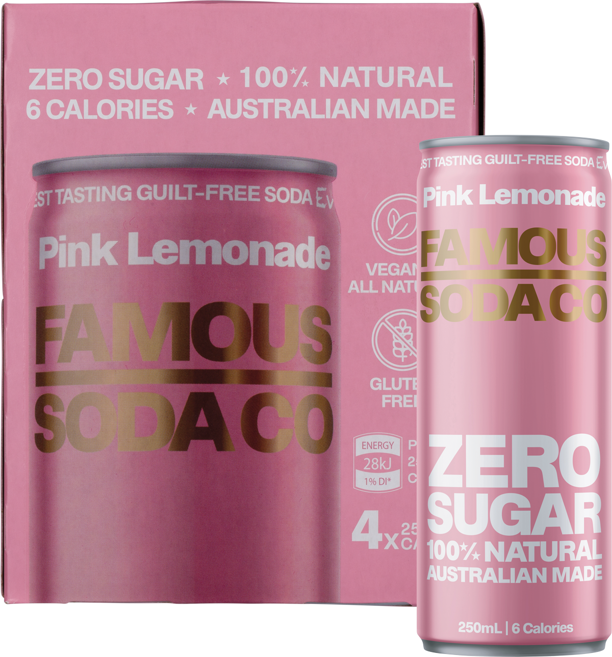 Zero Sugar Soda Pink Lemonade