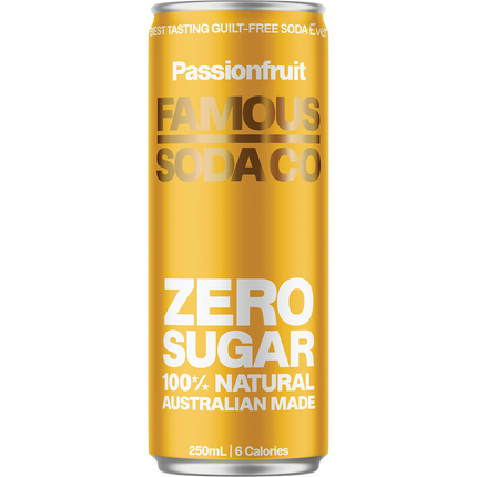 Zero Sugar Soda Passionfruit
