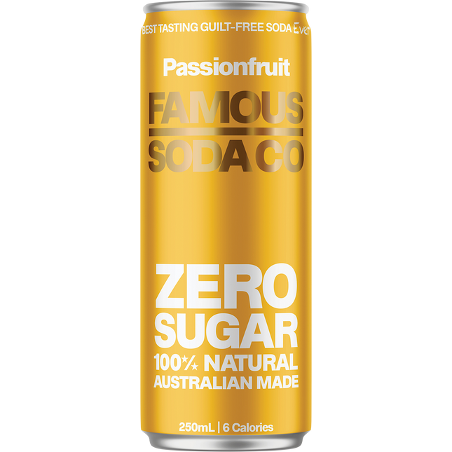 Zero Sugar Soda Passionfruit