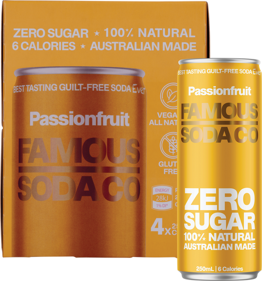 Zero Sugar Soda Passionfruit
