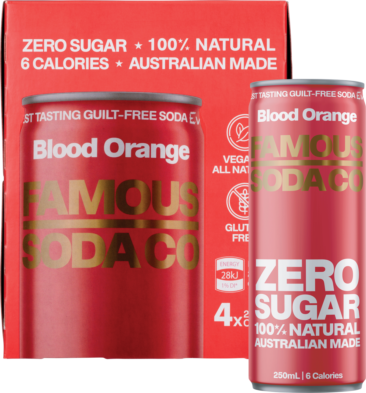 Zero Sugar Soda Blood Orange