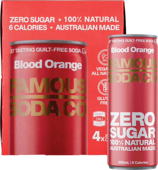 Zero Sugar Soda Blood Orange