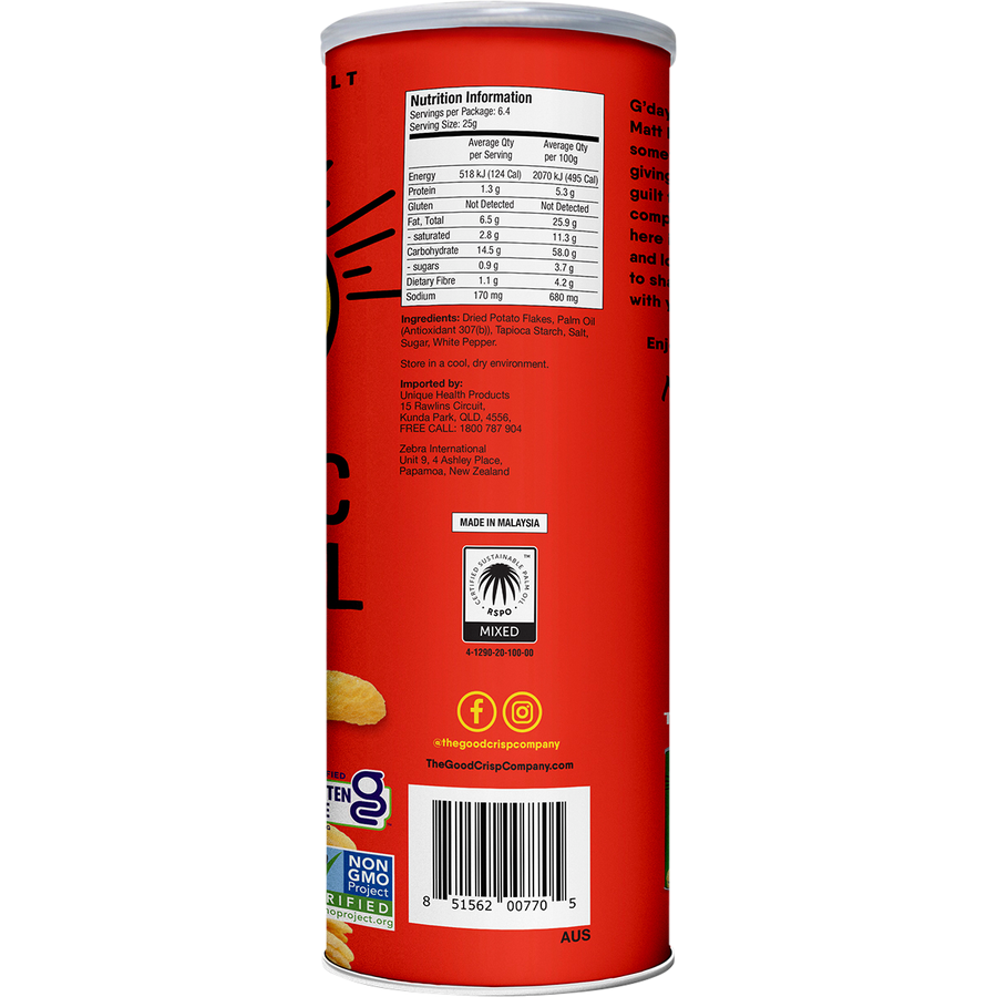The Good Crisp Company Potato Crisps Classic Original