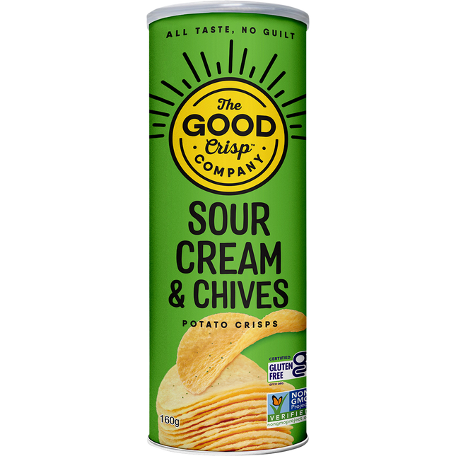 The Good Crisp Company Potato Crisps Sour Cream & Chives