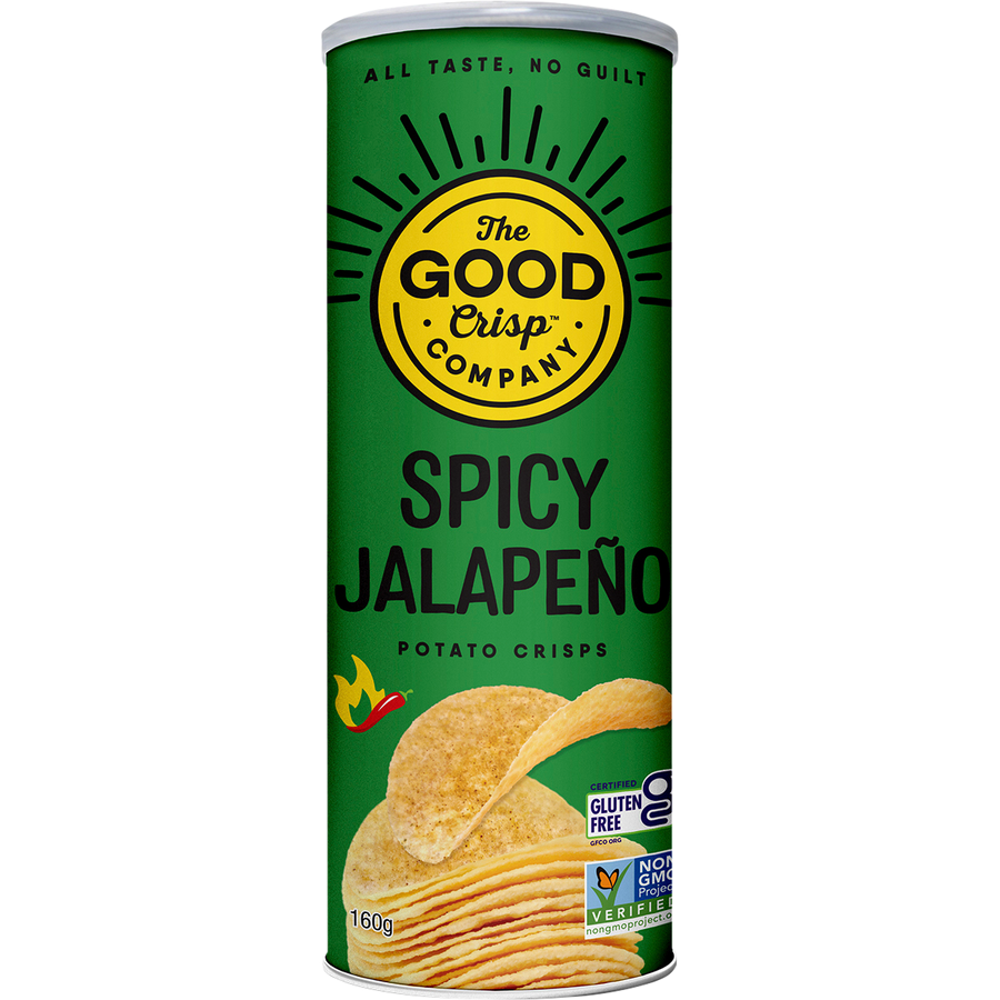 The Good Crisp Company Potato Crisps Spicy Jalapeno