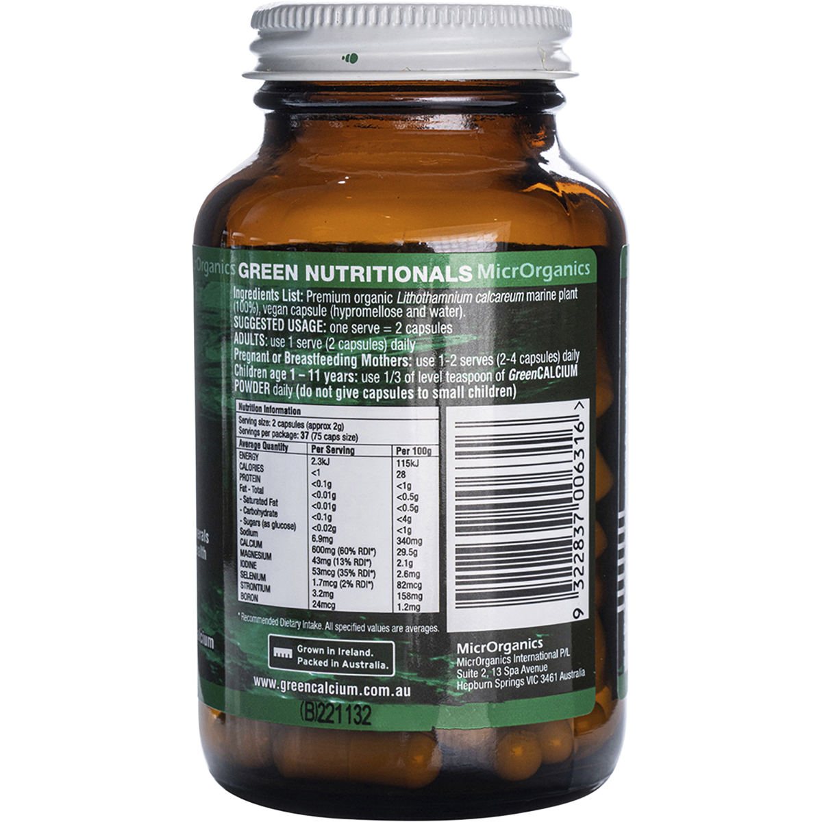 Green Calcium 600mg