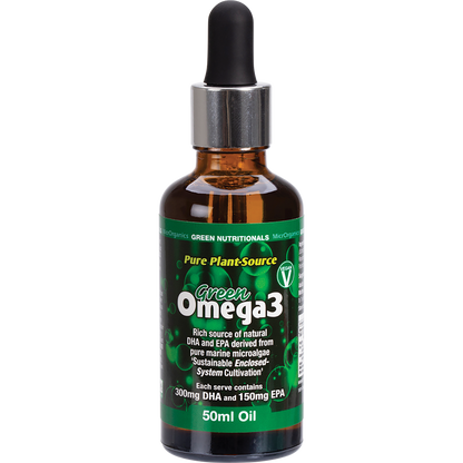 Green Omega3 Vegan Drops 300mg DHA+150mg EPA