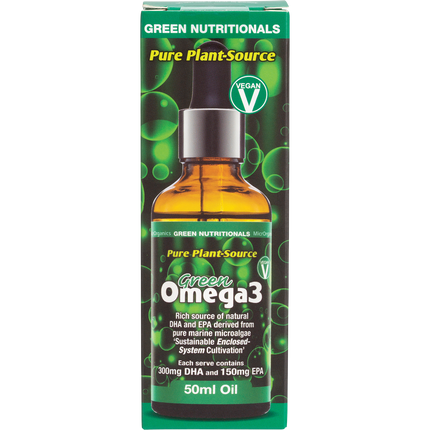 Green Omega3 Vegan Drops 300mg DHA+150mg EPA