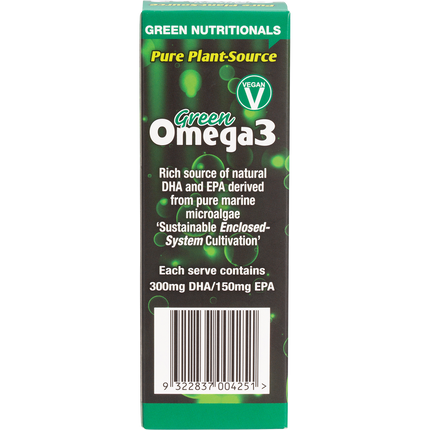 Green Omega3 Vegan Drops 300mg DHA+150mg EPA