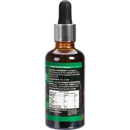 Green Omega3 Vegan Drops 300mg DHA+150mg EPA