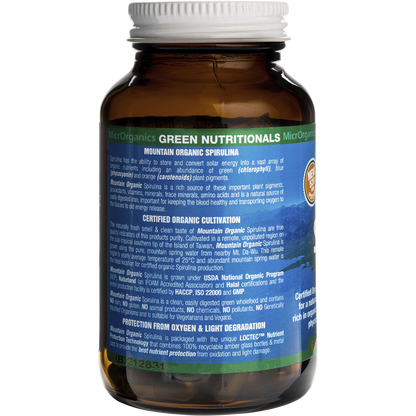 Mountain Organic Spirulina 520mg