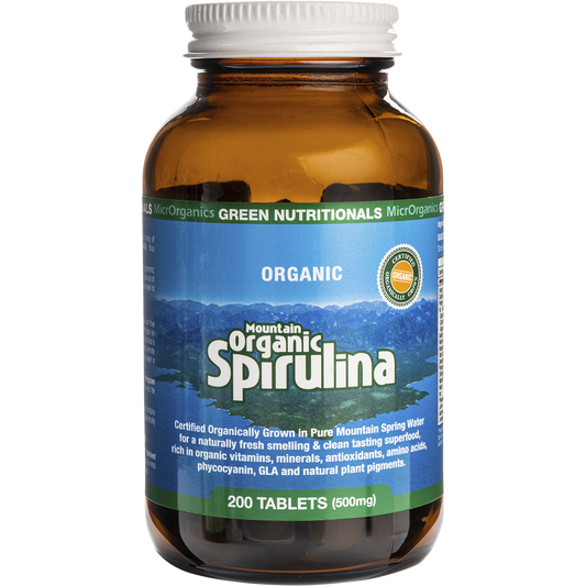 Mountain Organic Spirulina Tablets 500mg