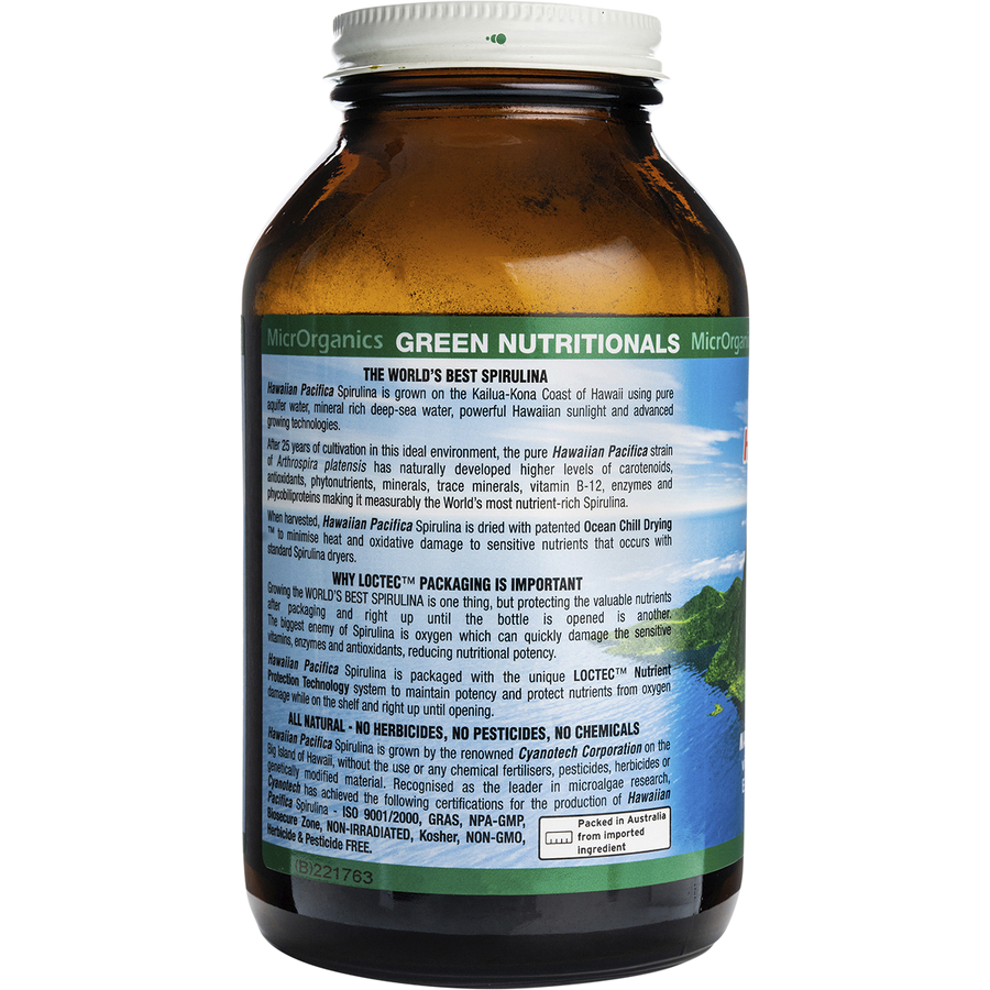 Mountain Organic Spirulina Tablets 500mg