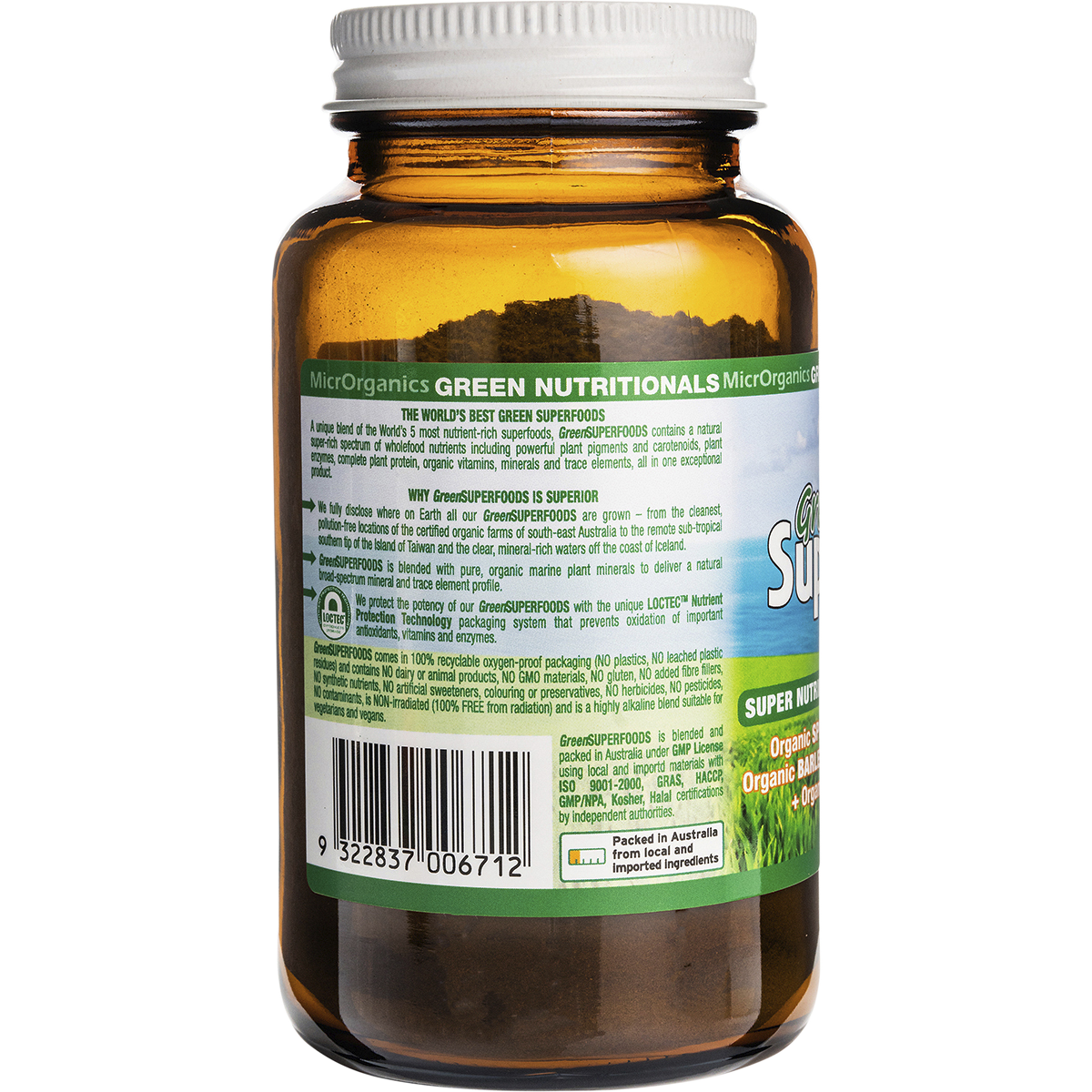 Organic Green Superfoods Powder