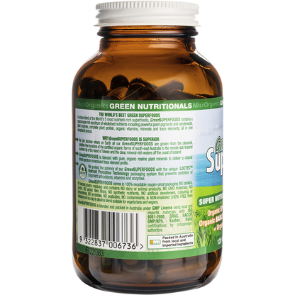 Organic Green Superfoods 600mg