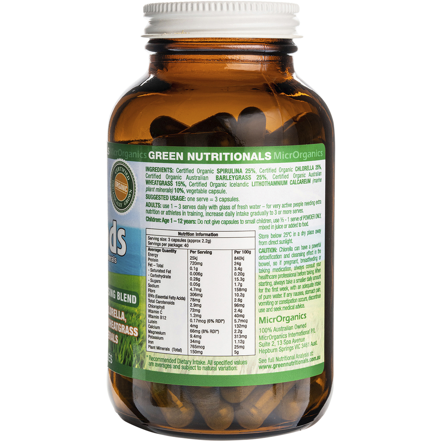 Organic Green Superfoods 600mg