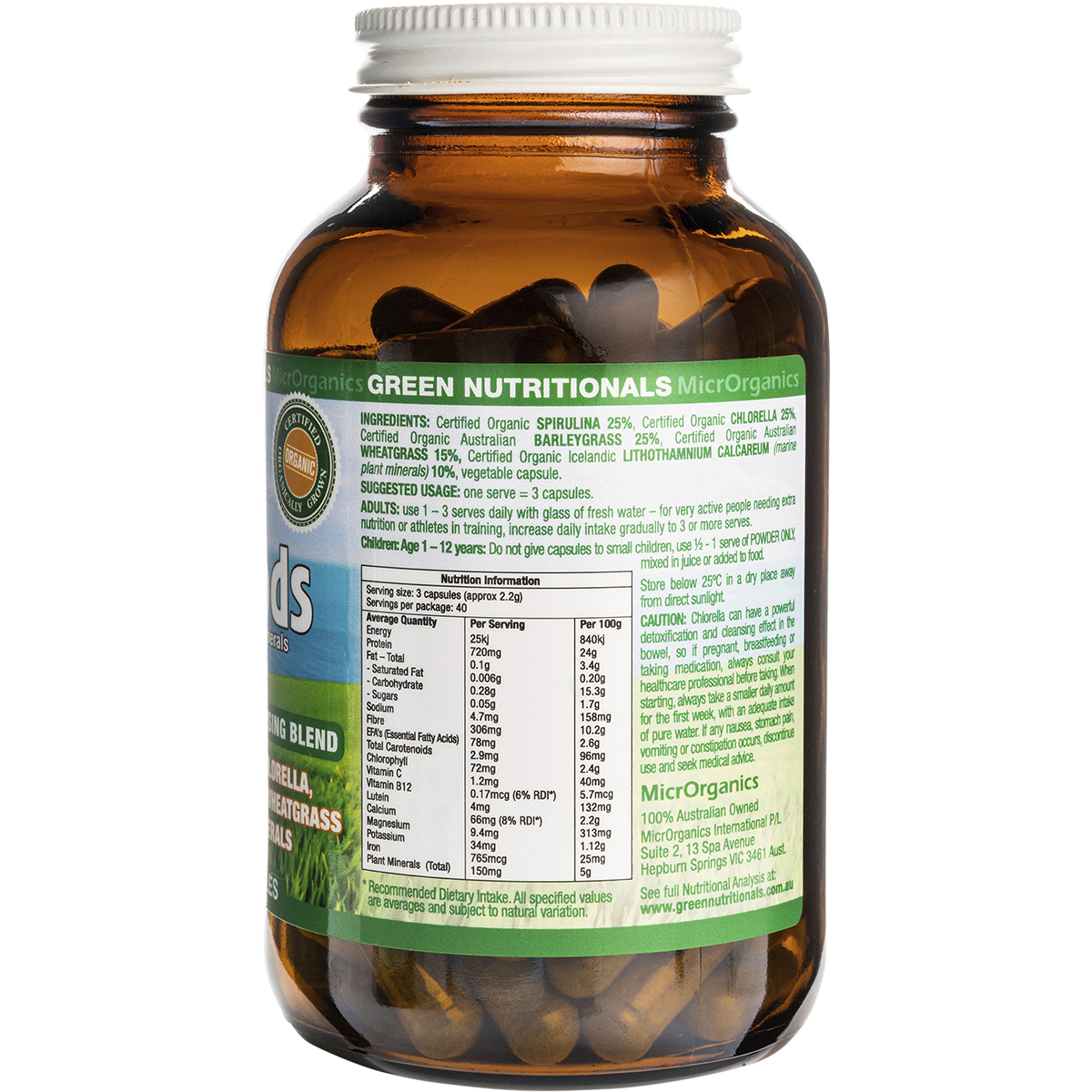 Organic Green Superfoods 600mg