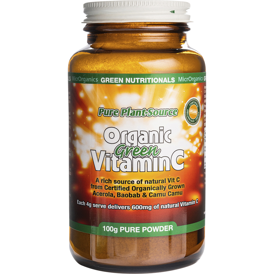 Organic Green Vitamin C Powder 600mg