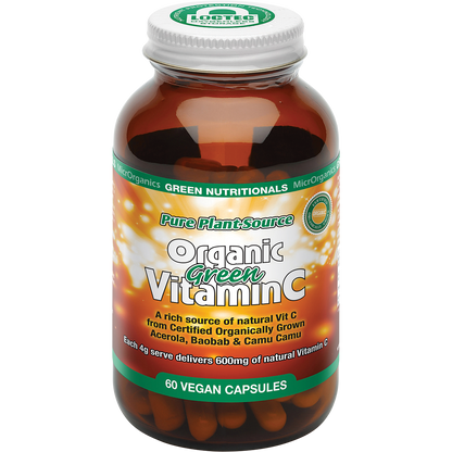 Organic Green Vitamin C 600mg
