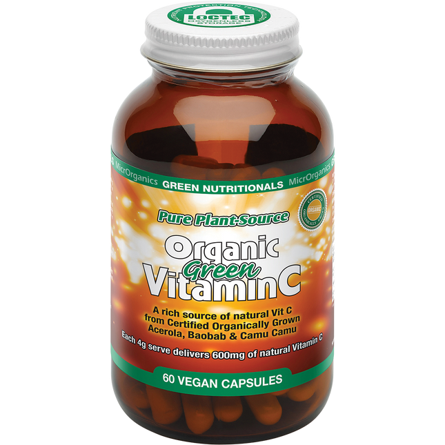 Organic Green Vitamin C 600mg