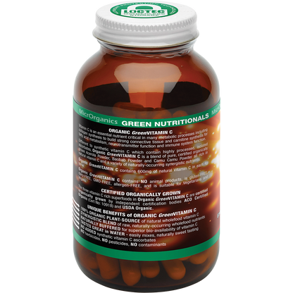 Organic Green Vitamin C 600mg