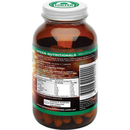 Organic Green Vitamin C 600mg