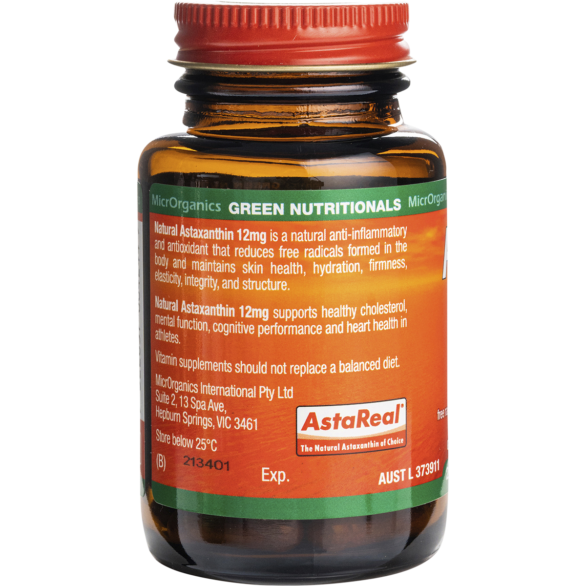Natural Astaxanthin 12mg