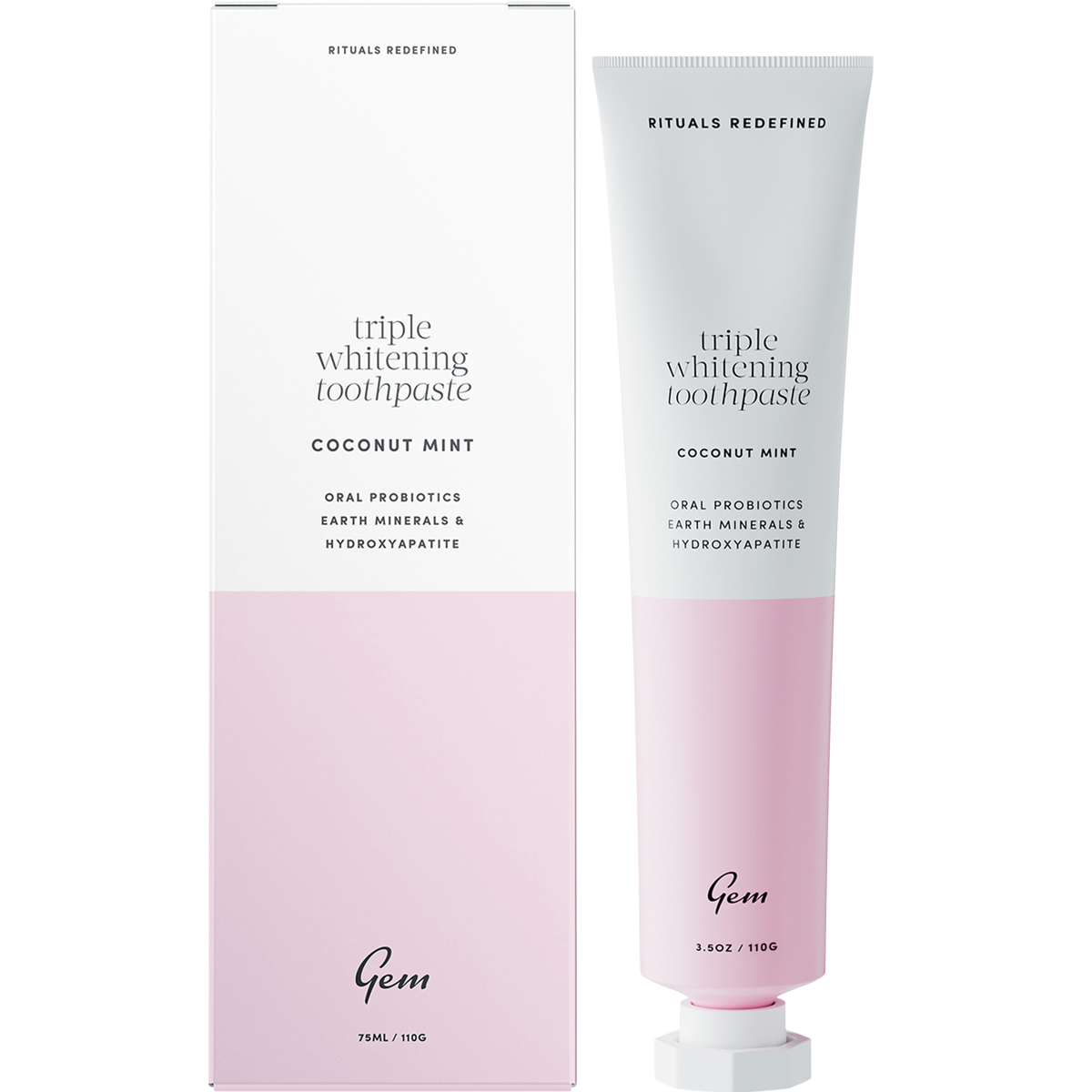 Toothpaste Triple Whitening Coconut Mint