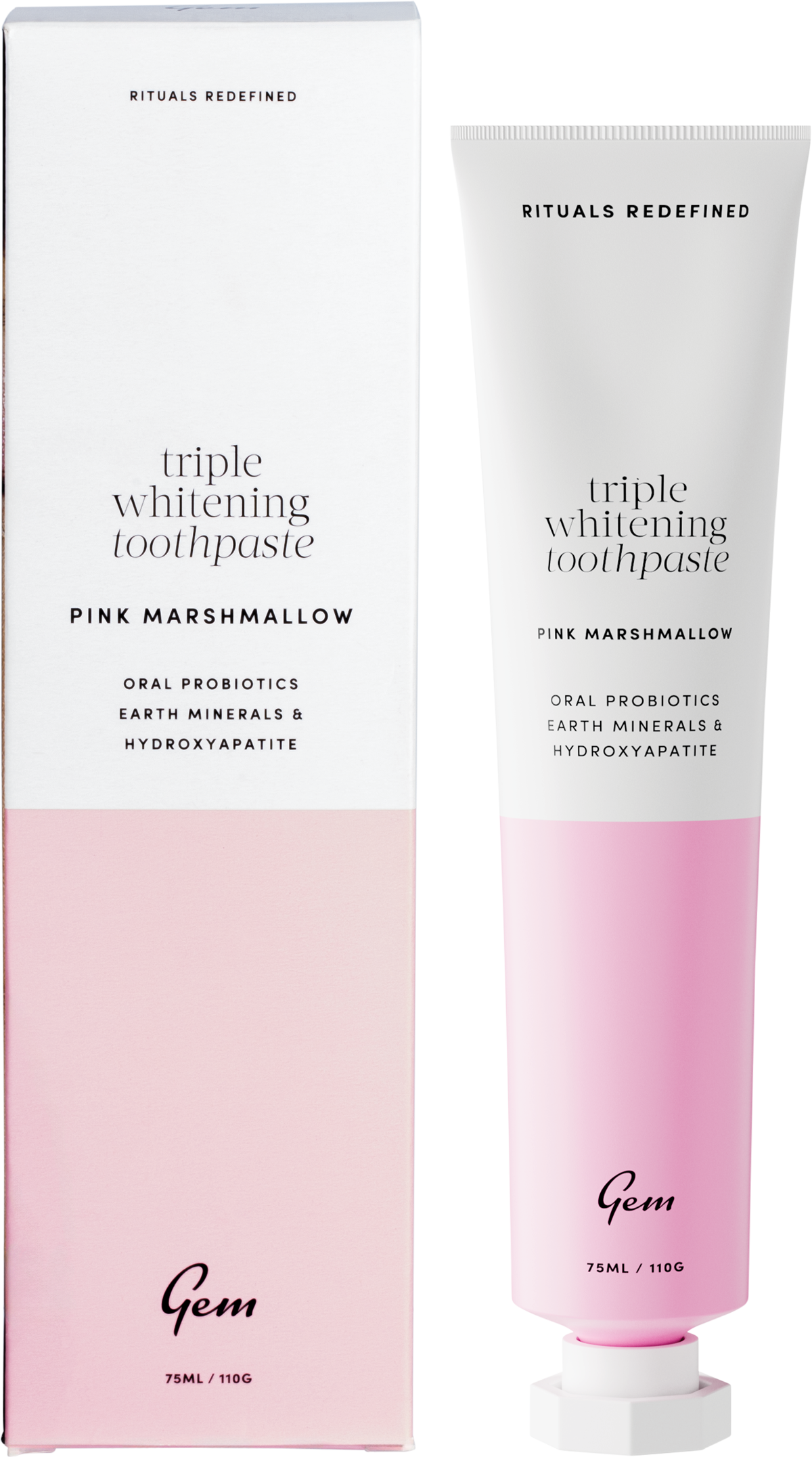 Toothpaste Triple Whitening Pink Marshmallow