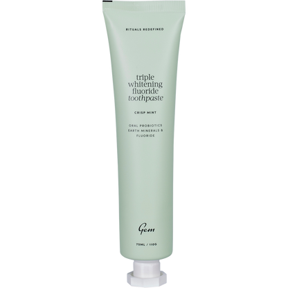 Toothpaste Triple Whitening Fluoride Crisp Mint