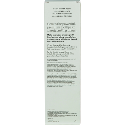 Toothpaste Triple Whitening Fluoride Crisp Mint