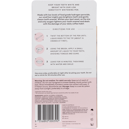 Gem Whitening Pen Coconut Mint