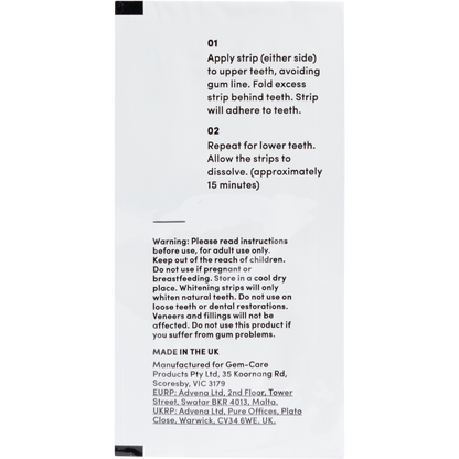 Whitening Strips Crisp Mint