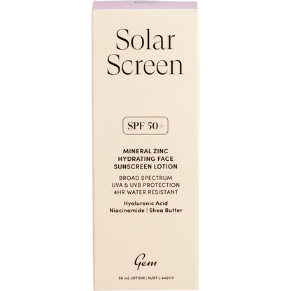 Solar Screen SPF50+ Hydrating Face Sunscreen Lotion