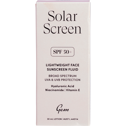 Solar Screen SPF50+ Lightweight Face Sunscreen Fluid