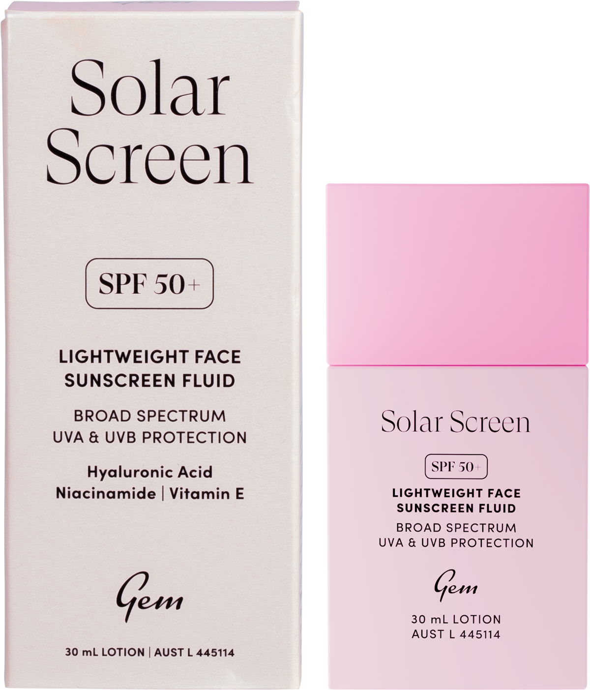Solar Screen SPF50+ Lightweight Face Sunscreen Fluid