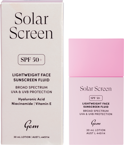 Solar Screen SPF50+ Lightweight Face Sunscreen Fluid