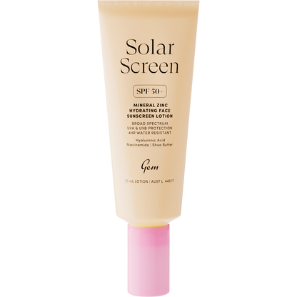Solar Screen SPF50+ Mineral Zinc Hydrating Face Lotion