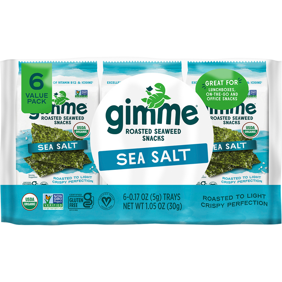 Roasted Seaweed Snacks Sea Salt