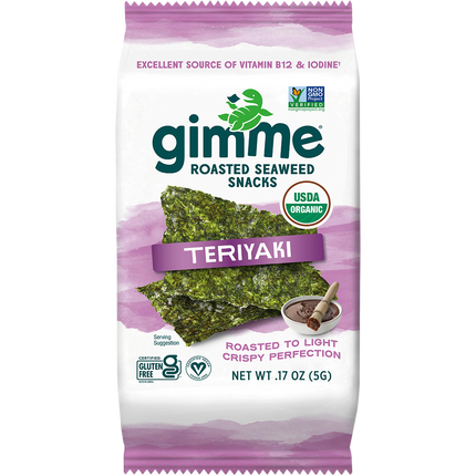 Roasted Seaweed Snacks Teriyaki