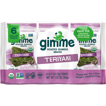 Roasted Seaweed Snacks Teriyaki
