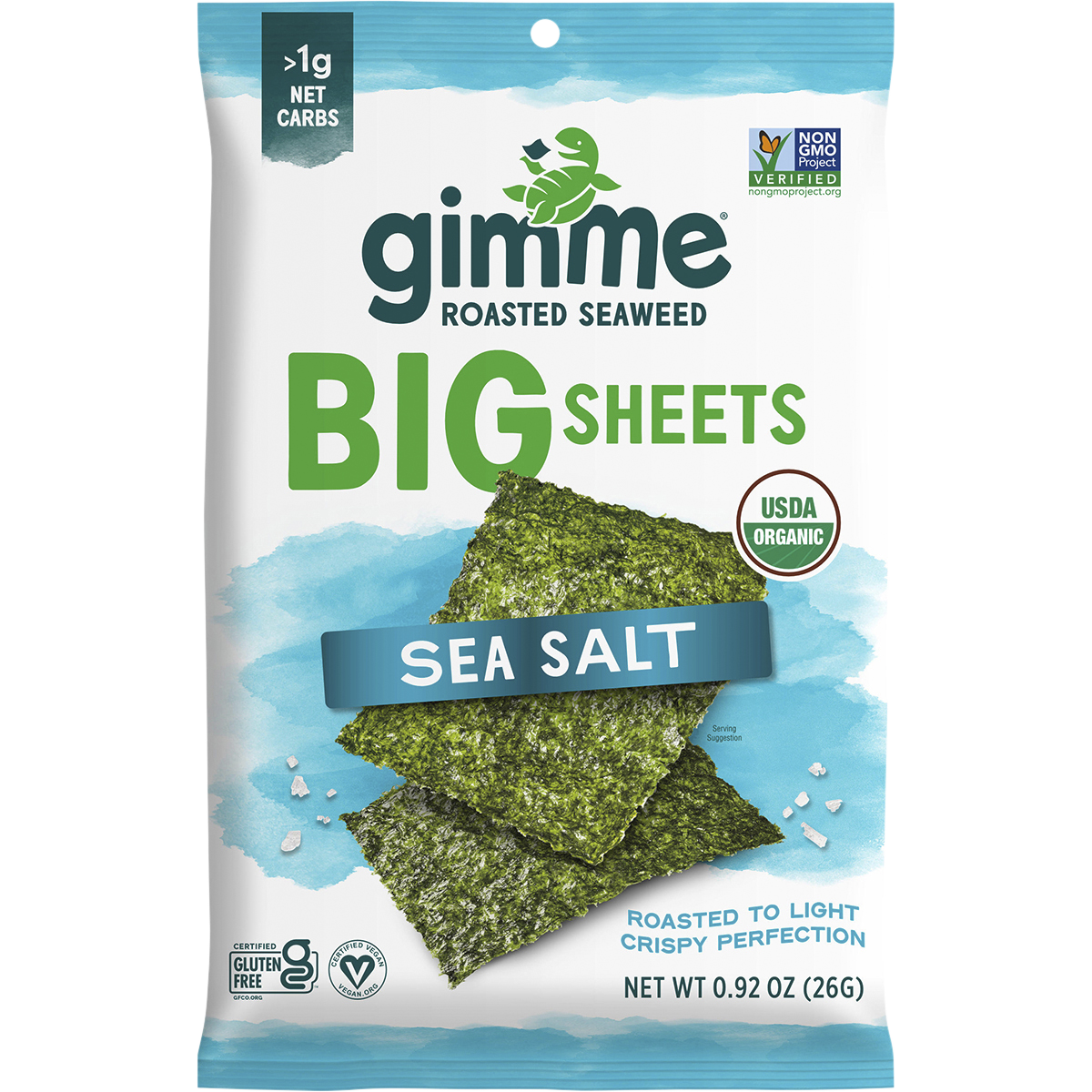 Roasted Seaweed Big Sheets Sea Salt