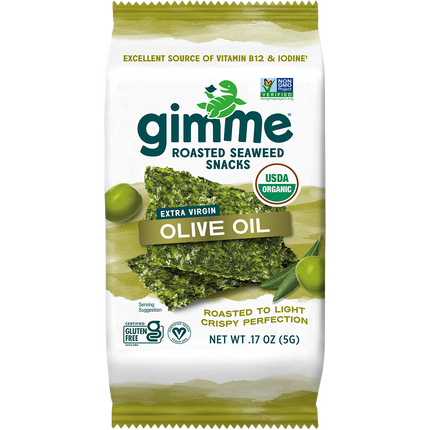 Roasted Seaweed Snacks Olive Oil