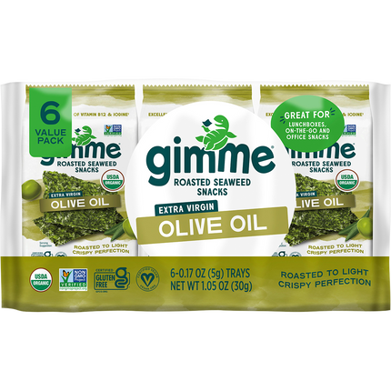 Roasted Seaweed Snacks Olive Oil