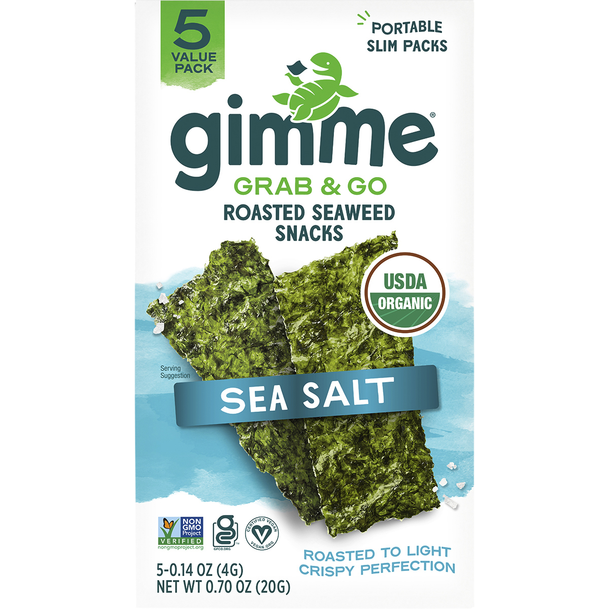 Roasted Seaweed Snacks Grab & Go Sea Salt