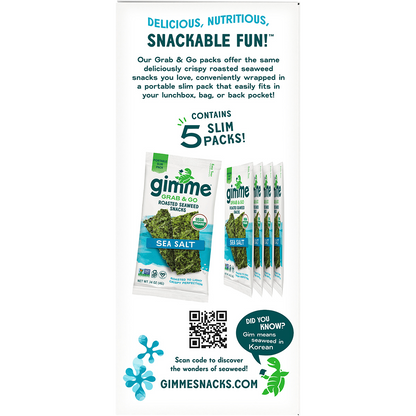 Roasted Seaweed Snacks Grab & Go Sea Salt